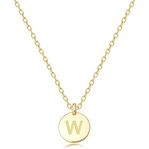 Initial Necklaces for Women Girls W